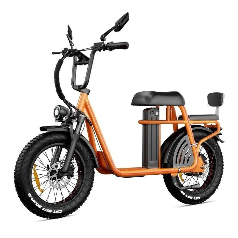 Bicicletta Elettrica Drvetion Et20 750W 48V 20Ah 20" Freni Idraulici Arancione - immagine 1