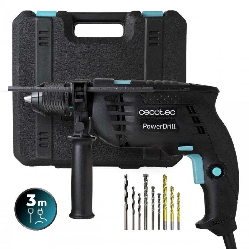 Trapano a Percussione Cecotec Powerdrill 850 Keyless 850W - immagine 1