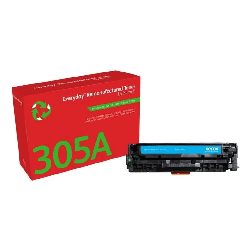 Cartuccia per Toner Cian Xerox Everyday Rimodernizzata Compatibile HP 305A - immagine 1