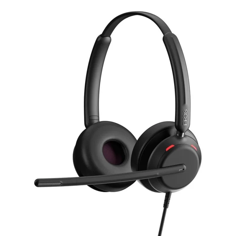 Auricolari Sennheiser IMPACT 760T con cavo USB-C per chiamate e musica, neri - immagine 1