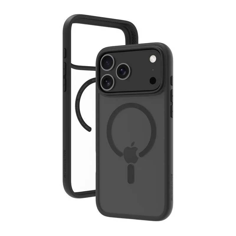 Custodia per cellulare Dbramante1928 Grenen MS Cover plastica nera resistente per iPhone 17 Pro Max - immagine 1