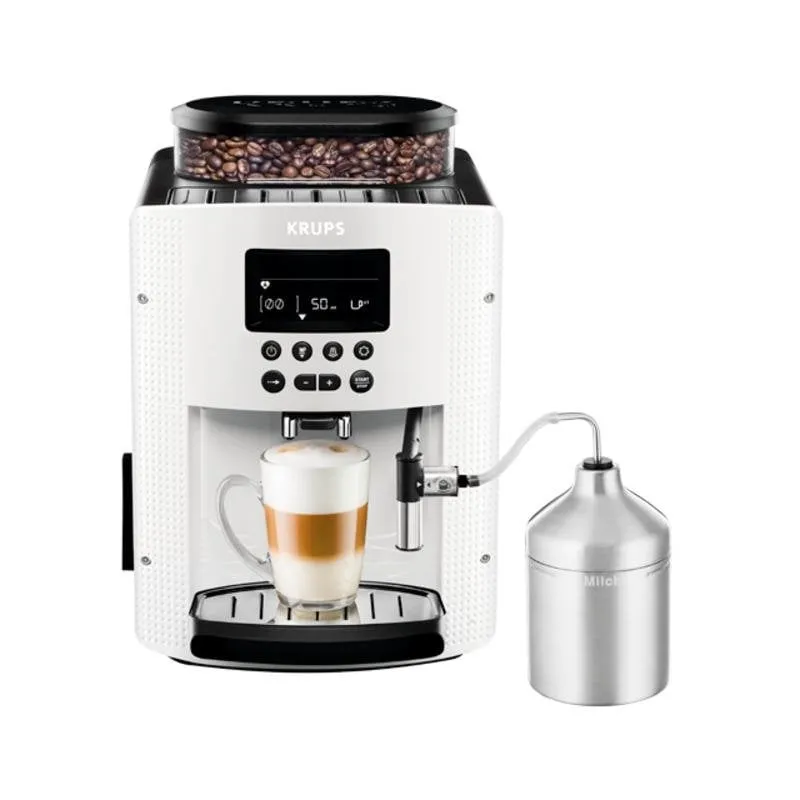 Macchina da caffè espresso Krups EA 8161 1,8 L 1450 W con macinacaffè integrato bianca - immagine 1