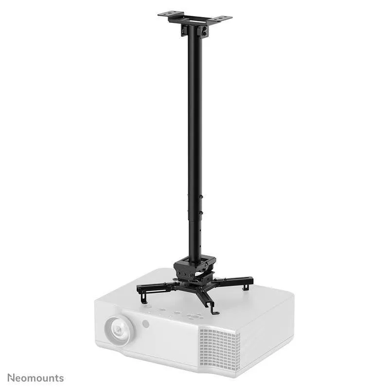Neomounts CL25-550BL1 Supporto Proiettore Soffitto Regolabile 74,5-114,5 cm Max 35Kg - immagine 1