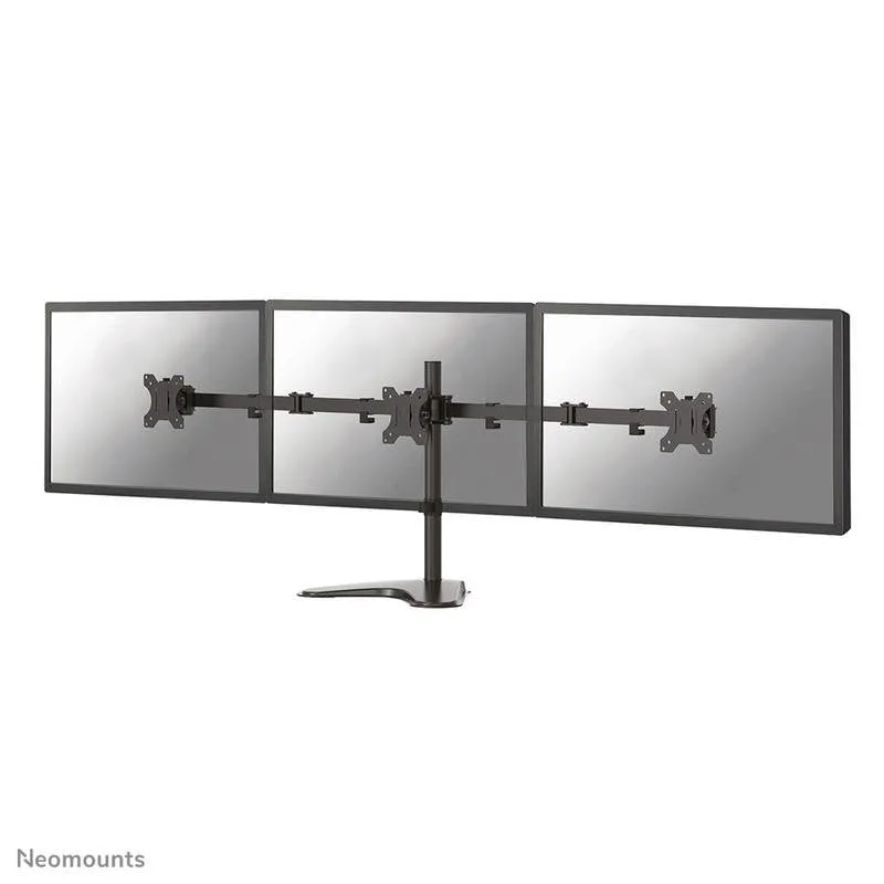 Neomounts FPMA-D550DD3BLACK Supporto Monitor Scrivania 13 a 27" VESA 75x75 a 100x100 Max 6Kg - immagine 1