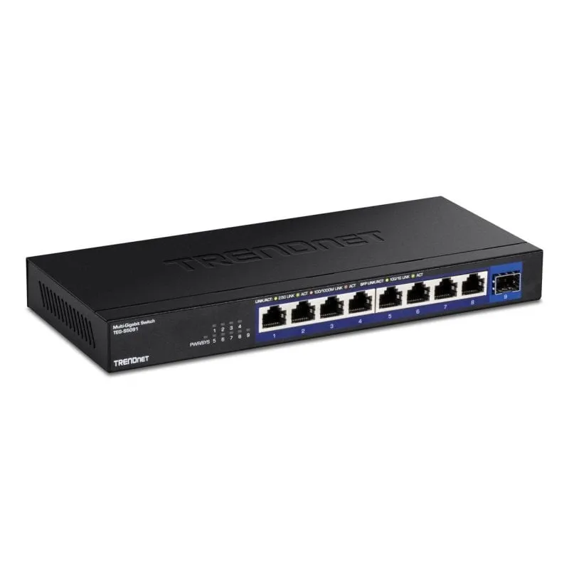 Switch Trendnet TEG-S5091 8 Porte 2.5G Non Gestito Montaggio a Muro - immagine 1