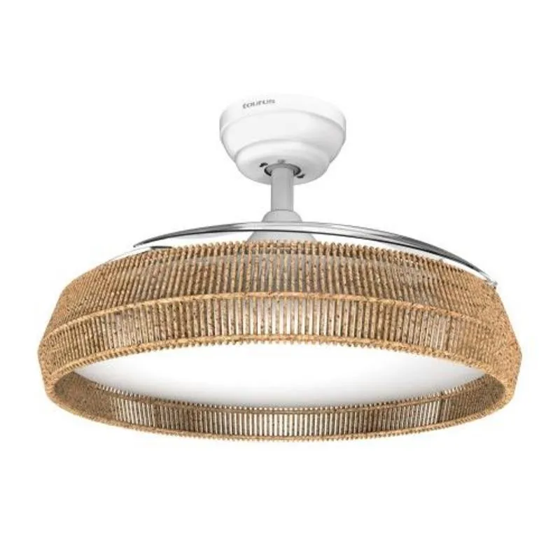 Ventilatore da Soffitto Taurus 30W 6 Velocità con Luce e Telecomando - immagine 1