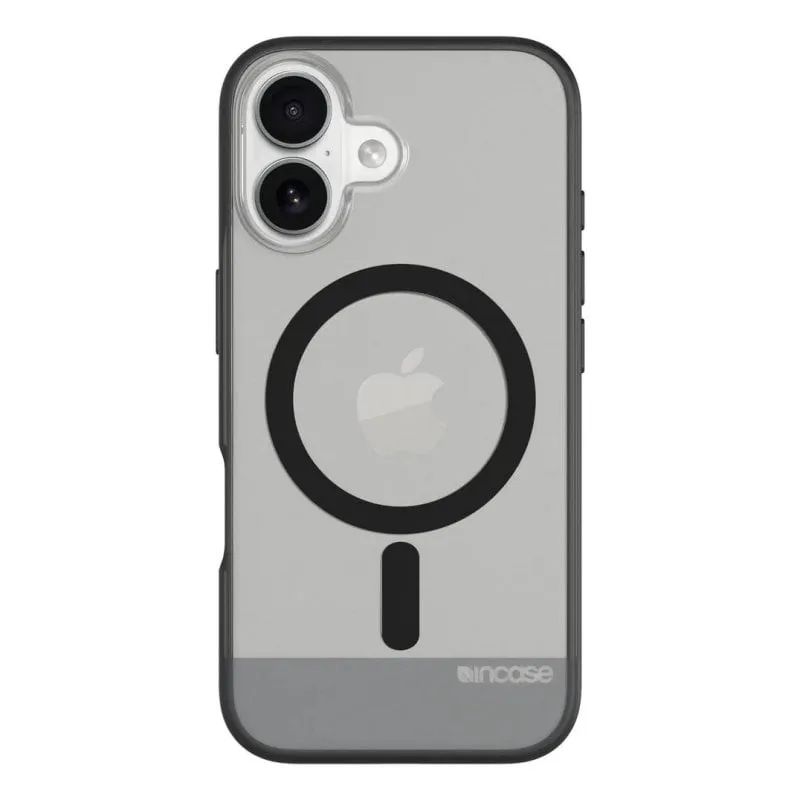 Funda para móvil Incase INPH190401-BLK Cover policarbonato nero traslucido per iPhone 16 - immagine 1