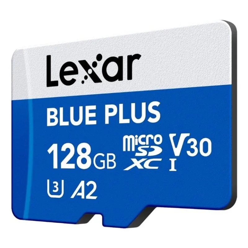 Scheda MicroSD Lexar BLUE PLUS 128 GB UHS-I 170 MB/s Classe 3 U3 V30 Blu - immagine 1