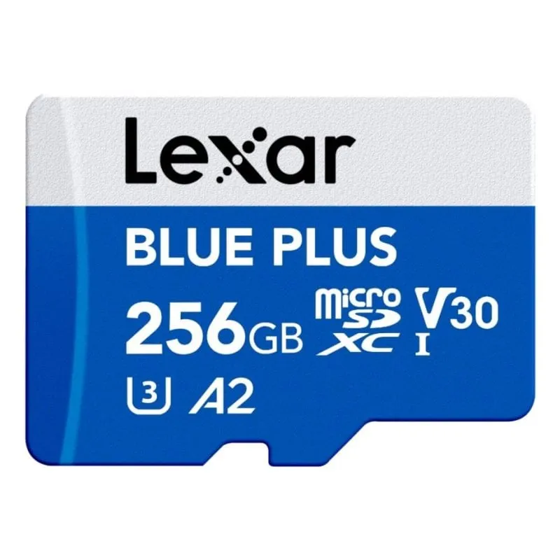Scheda MicroSD Lexar Blue Plus 256 GB UHS-I 170 MB/s Classe 3 V30 A2 - immagine 1