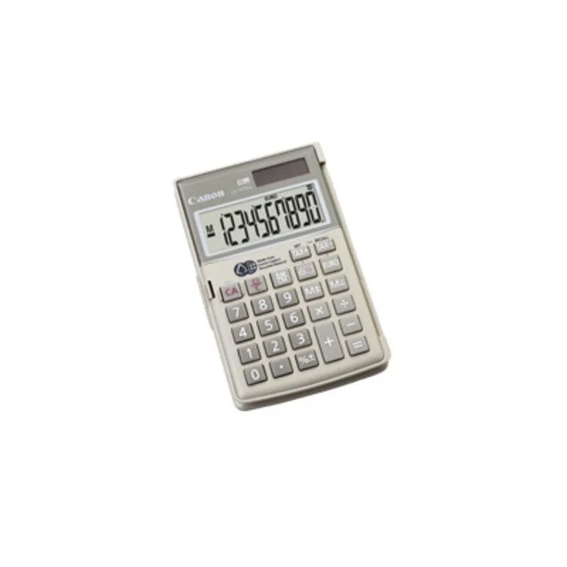 Calcolatrice tascabile Canon LS-10TEG 10 cifre grigio - immagine 1