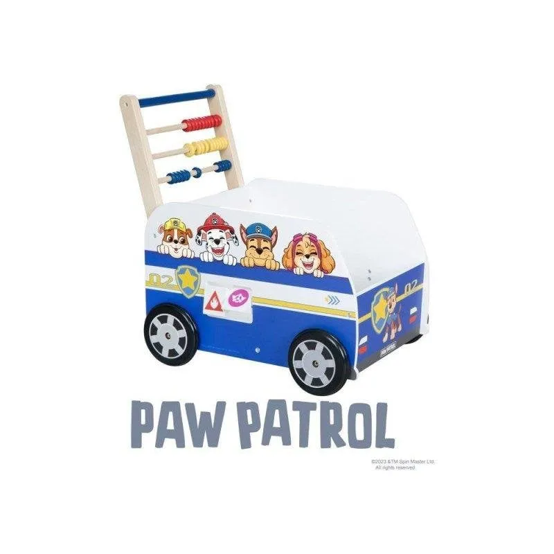 Andador in legno ROBA Paw Patrol con centro attività, blu, a partire da 12 mesi - immagine 1