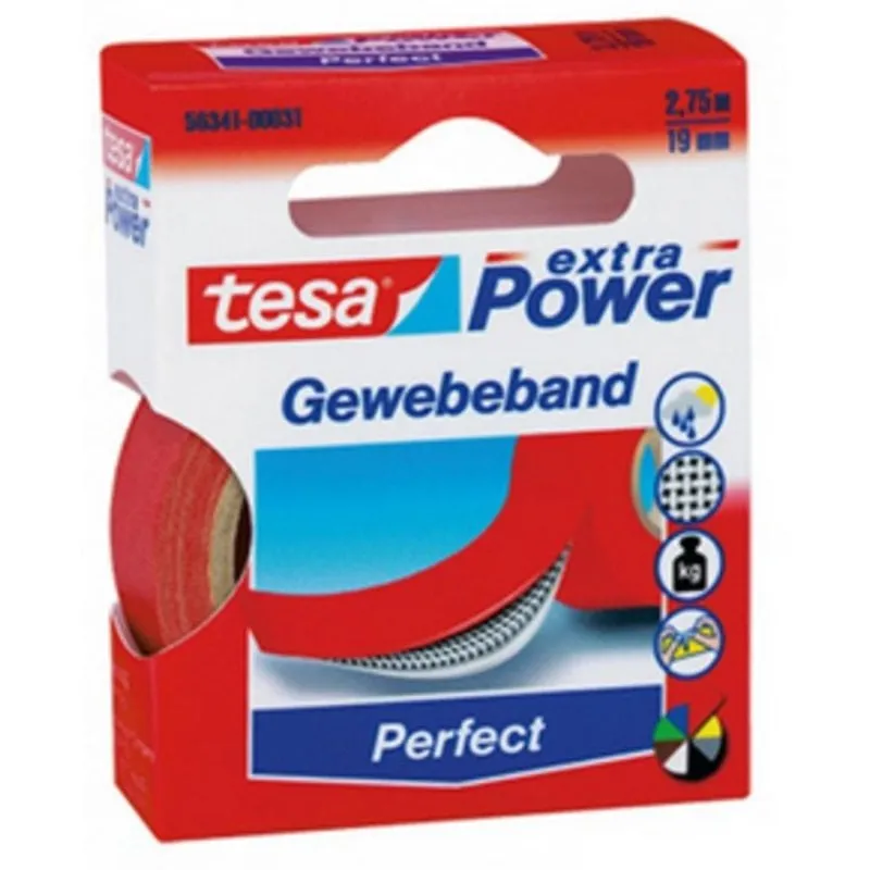 Nastro adesivo Tesa Rosso 19 mm 2,75 m - immagine 1