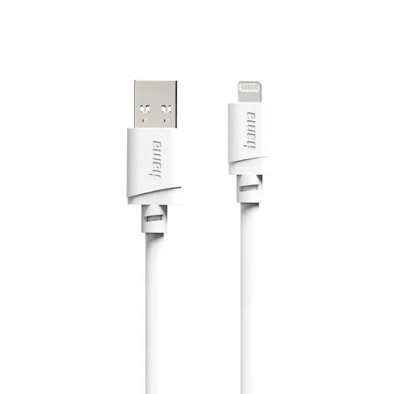 Cavo Hama Lightning a USB-A 2 m Bianco Riciclato - immagine 1