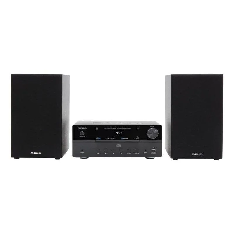 Microcatena Aiwa MSBTU-550 50W RMS Bluetooth 5.0 USB FM LED Nero - immagine 1