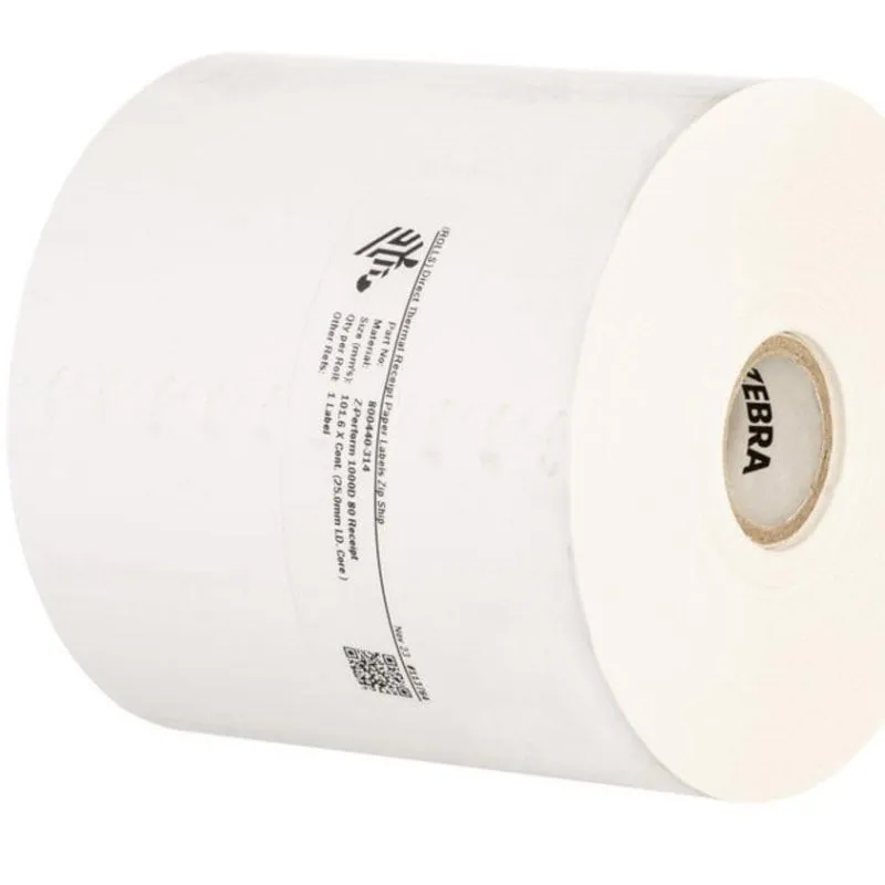 Carta termica Zebra Z-Perform 1000D 80 75,4 mm x 14,6 m - immagine 1