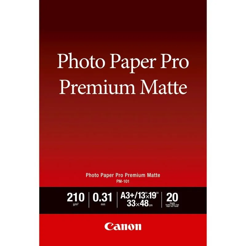 Carta Fotografica Canon Pro Premium PM-101 A3+ 20 Fogli - immagine 1
