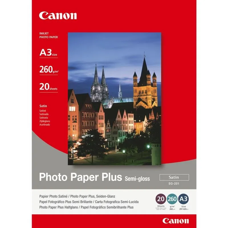 Carta Fotografica Semilucida Canon A3 260 g/m² - immagine 1