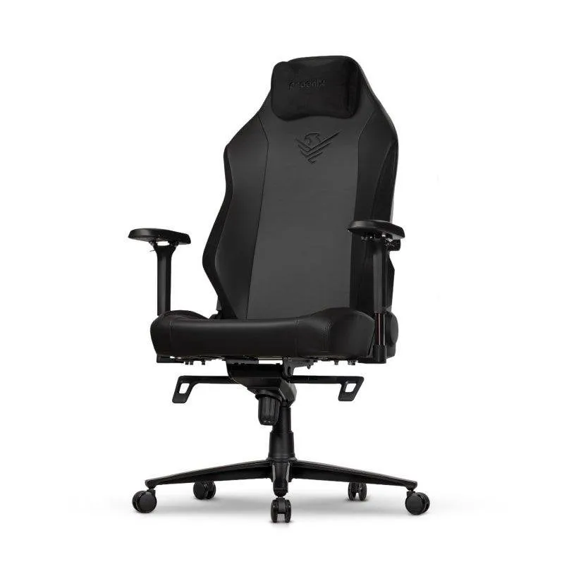 Sedia Gaming Phoenix Monarch Remaster Cuoio Napa Nero Taglia XL - immagine 1