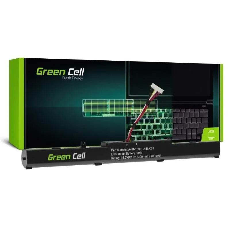Batteria Green Cell AS138 per ASUS ROG GL752 e VivoBook Pro N552 - immagine 1