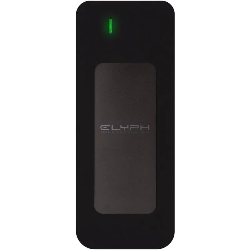 Disco Duro Glyph Atom 1TB SSD USB Tipo C 3.2 Gen 2 560MB/s Nero - immagine 1