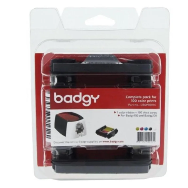 Kit di trasferimento termico Evolis CBGP0001C per stampanti Badgy100 e Badgy200 - immagine 1
