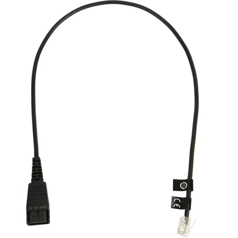 Auricolari Jabra 8800-00-01 con cavo Quick Disconnect RJ10 per uso professionale Nero - immagine 1