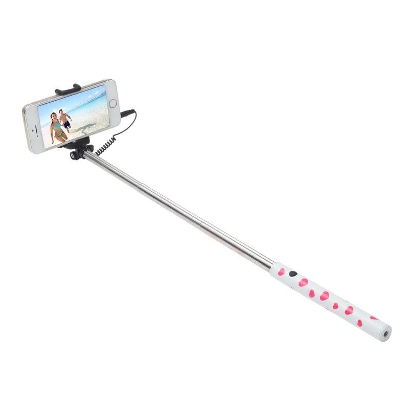 Bastone Selfie Ultron 173950 per Smartphone Rosa, Argento, Bianco - immagine 1