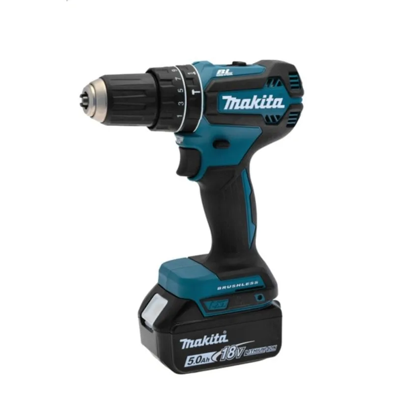 Trapano a pistola Makita DHP485RTJ 18V Li-Ion 5 Ah 2 velocità - immagine 1