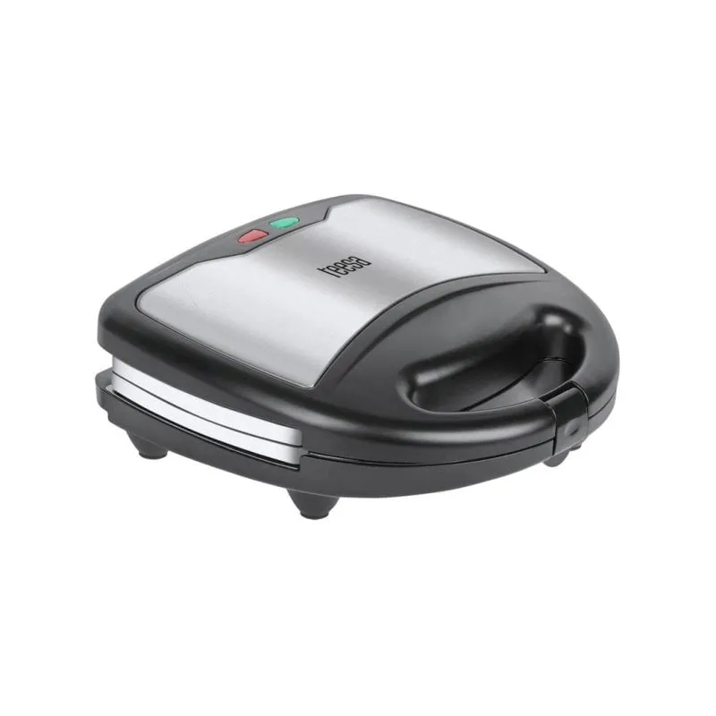 Sandwichera Teesa TSA3221 Nero Acciaio inossidabile 800 W - immagine 1
