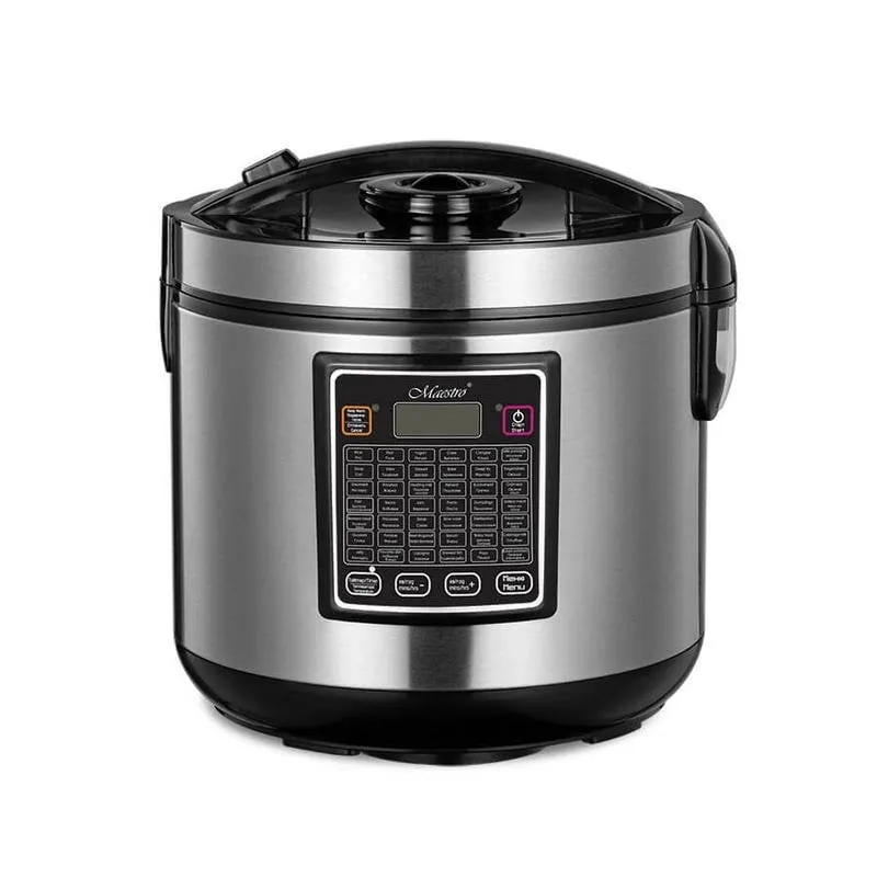 Pentola Multi-cottura Maestro MR-793 5 L 900 W Nero Acciaio Inossidabile - immagine 1