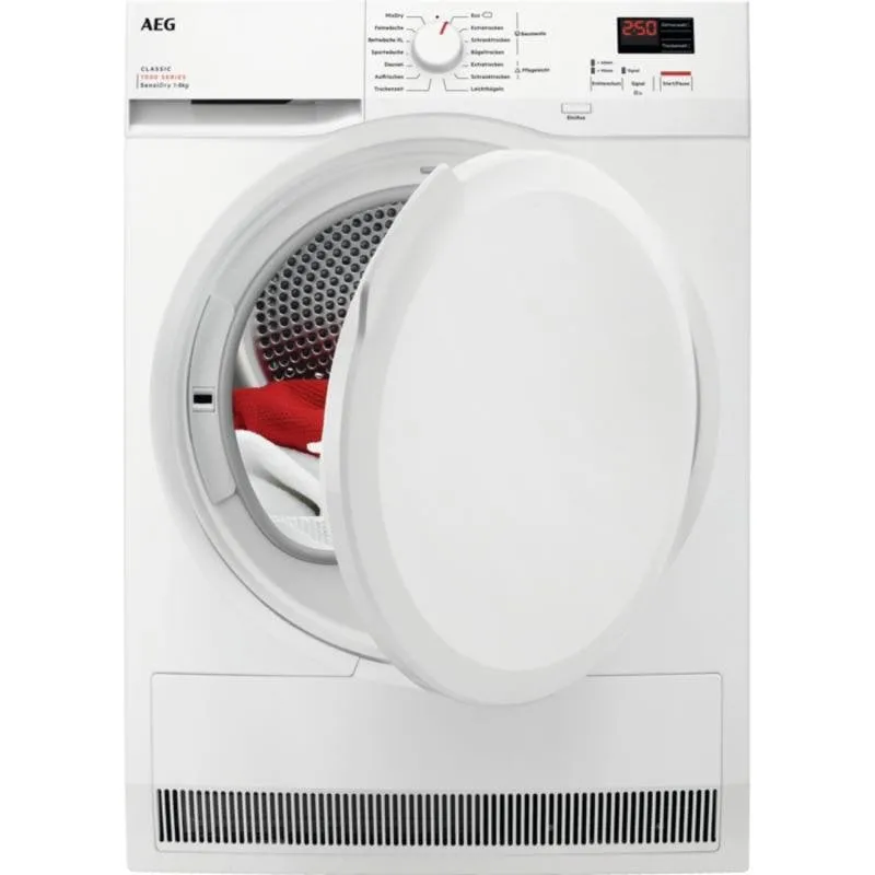 Asciugatrice a condensazione AEG TR7C40588 8kg Classe energetica E con pompa di calore - immagine 1