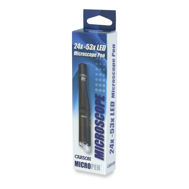 Microscopio tascabile Carson MicroPen MP-300 24x-53x LED Nero - immagine 1