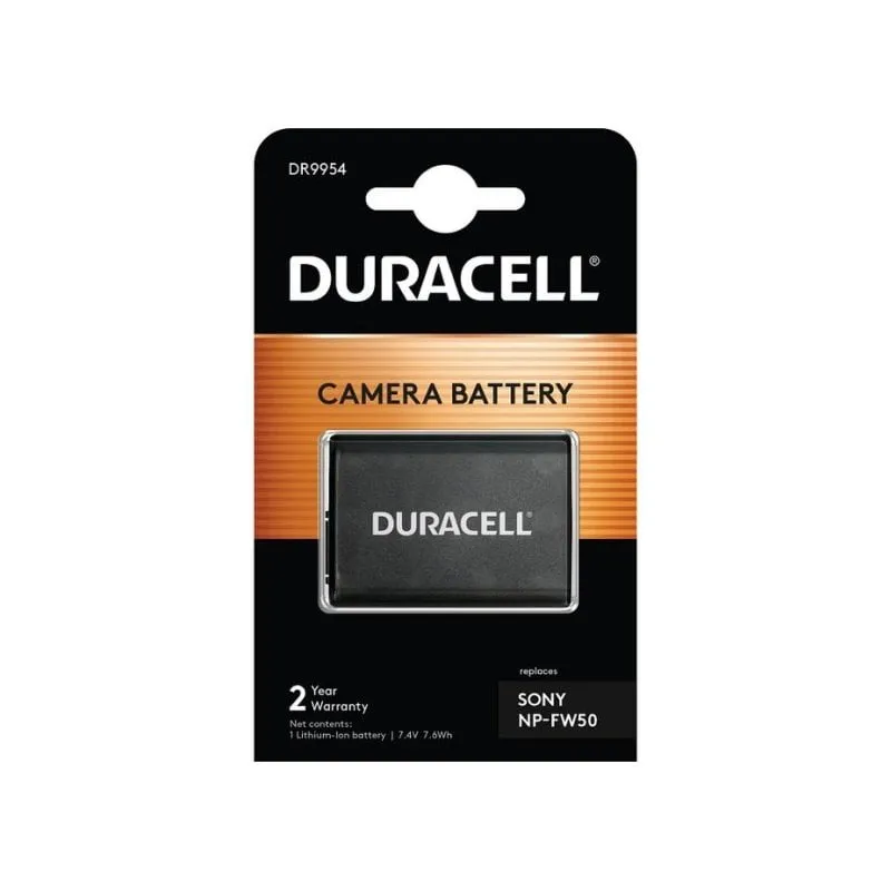 Batteria Duracell DR9954 1030 mAh 7,4 V agli Ioni di Litio per fotocamere Sony Alpha - immagine 1