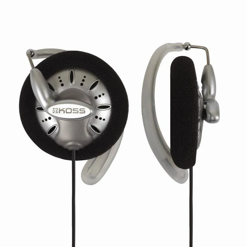 Cuffie Koss KSC75 con cavo, connessione 3,5 mm, per musica, nero e argento - immagine 1