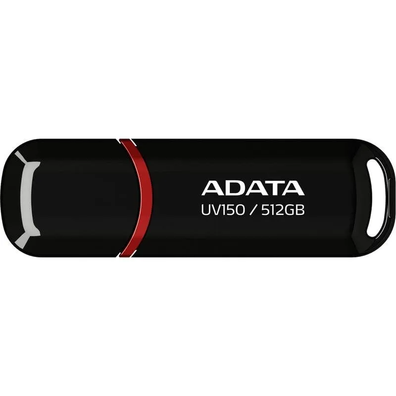 Unità Flash ADATA UV150 512 GB USB 3.2 Gen 1 Nero Rosso - immagine 1