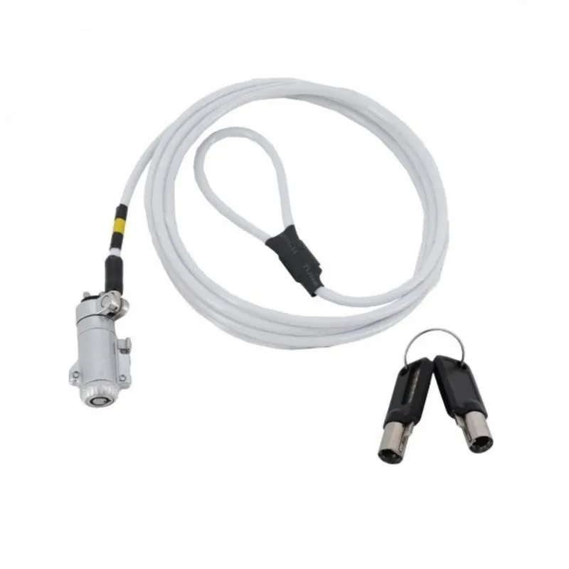 Cavo antifurto Mobilis 1,8 m Nano Brecha Chiave Nero Grigio - immagine 1