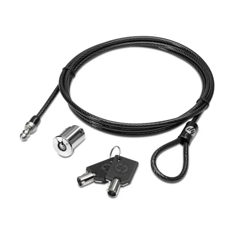 Cavo antifurto HP per base di accoppiamento con chiave rotonda 1,85 m - immagine 1