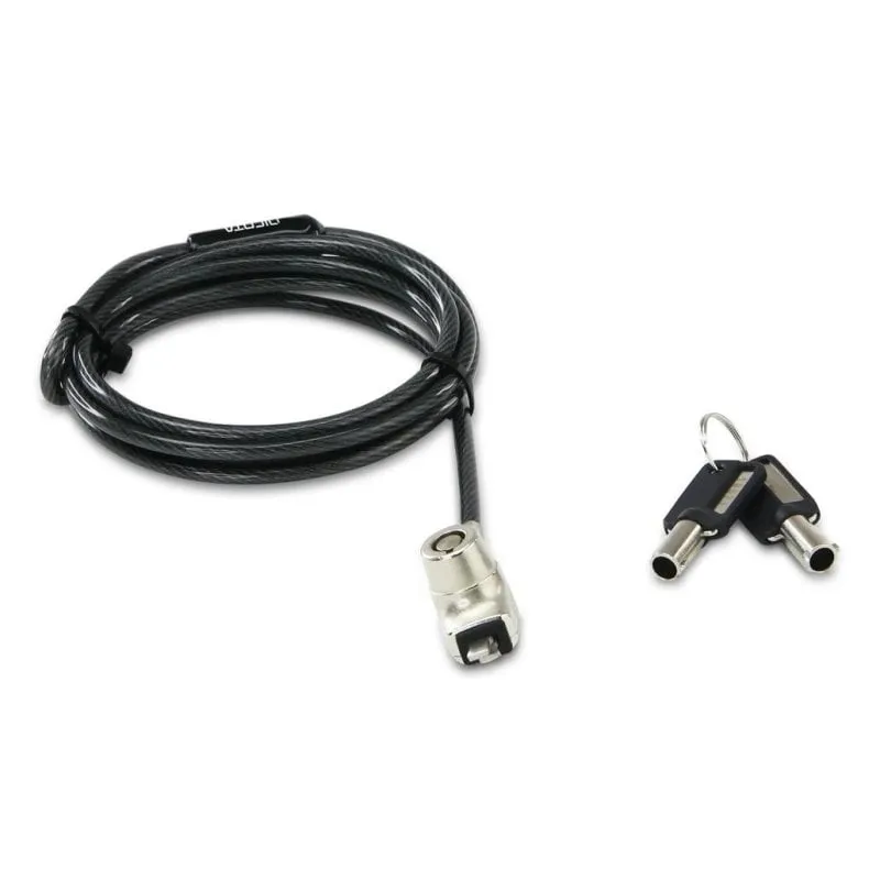 Cavo antifurto Dicota BASE XX Laptop Lock Wedge 1,5 m chiave antracite - immagine 1