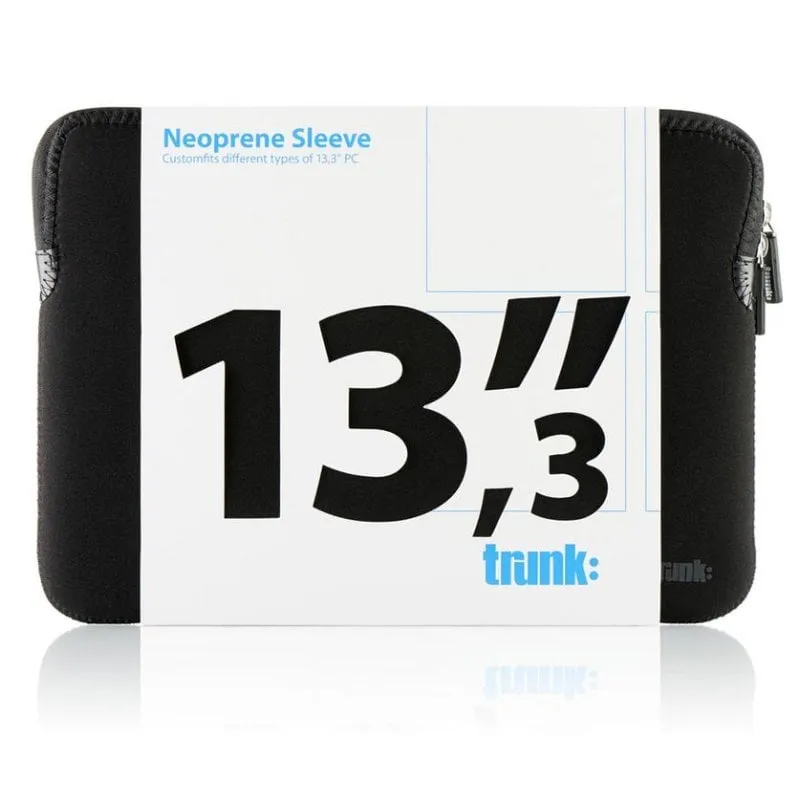 Funda per portatile Trunk TR-PC13-BLK Neoprene Nylon 13.3" - immagine 1