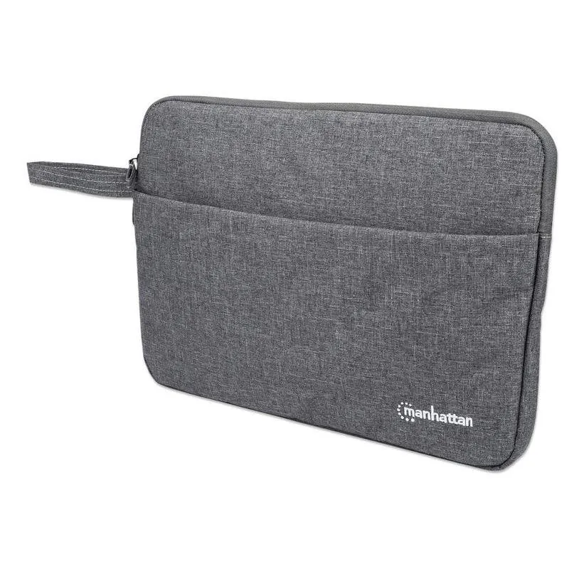 Cover per Portatile Manhattan Seattle 14.5" Grigio Imbottita Resistente all'Acqua - immagine 1