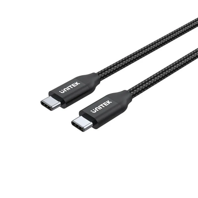 Cavo USB-C a USB-C Unitek C14059BK 2 m Nero - immagine 1