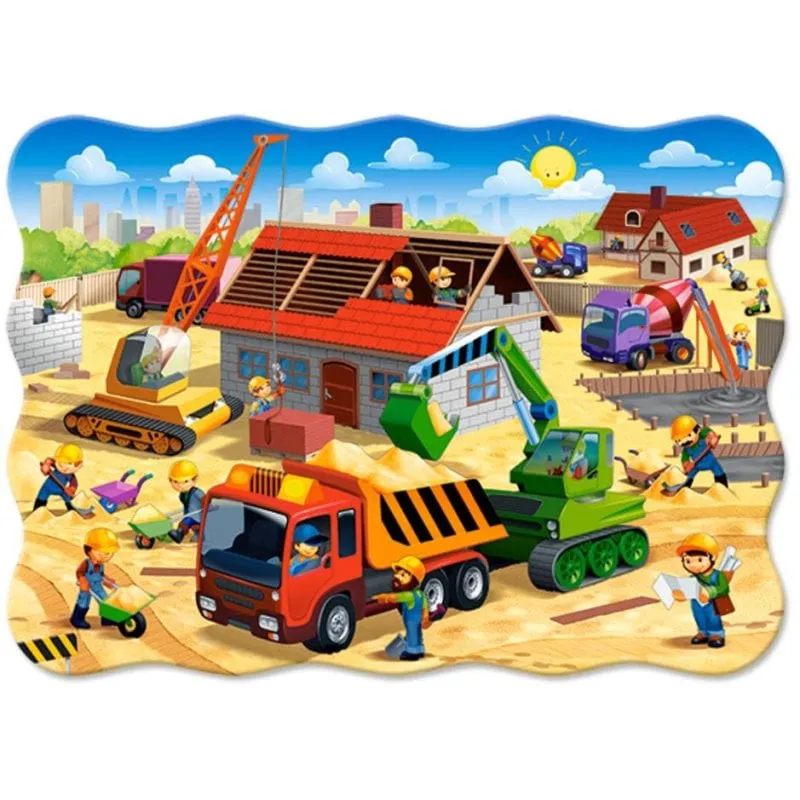 Puzzle Castorland House in Construction 30 pezzi Bambini 4 anni - immagine 1