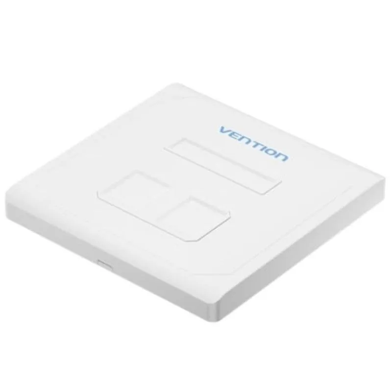 Parete Vention IFEW0 2 porte RJ45 Keystone tipo 86 - immagine 1
