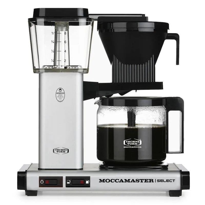 Caffettiera a filtro Moccamaster KBG 741 1,25 L 10 Tazze Nero Acciaio inox - immagine 1