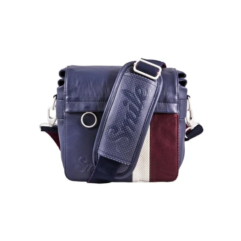 Borsa Fotografica Messenger Smile Urban Nomad Wind S Universale Blu Granata Bianco - immagine 1