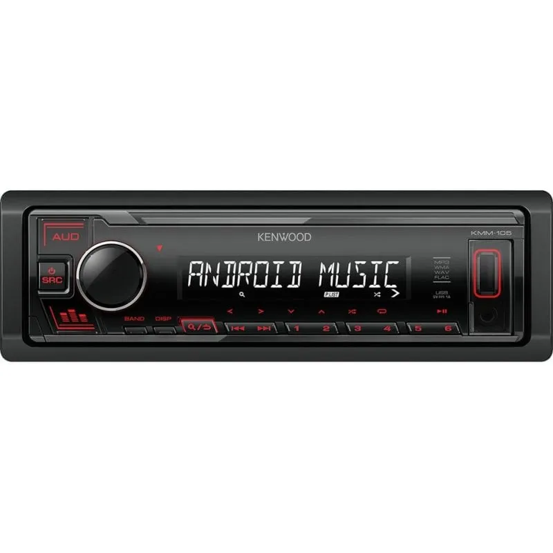 Ricevitore multimediale auto Kenwood KMM-105RY Nero 1 DIN 50W - immagine 1