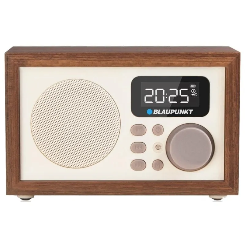 Sveglia Radio Blaupunkt HR5BR Digitale FM LCD Beige - immagine 1