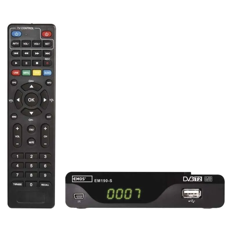 Decodificatore Satellitare Emos EM190-S Full HD - immagine 1