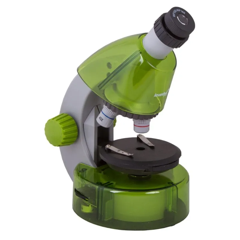 Microscopio Levenhuk LabZZ M101 Verde Design Futuristico Kit Completo - immagine 1