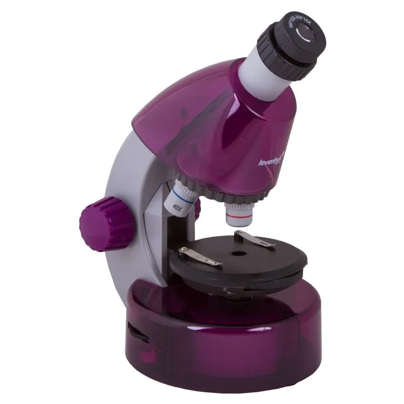 Microscopio Levenhuk LabZZ M101 Violetta Design Innovativo Kit Esperimenti - immagine 1